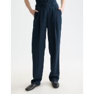 Picture of SCOTCH&SODA WOMEN'S ROBYN HIGH RISE TAPERED LEG PANTS IN CARBON 4
