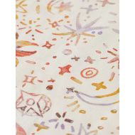 Picture of SCOTCH&SODA WOMEN'S GIA MID RISE WIDE LEG ALL OVER PRINTED PANTS IN COSMIC SKY EGGNOG 3