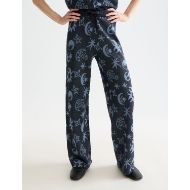 Picture of SCOTCH&SODA WOMEN'S JACQUARD KNITTED TROUSERS IN COSMIC SKY SPACED CARBON 4