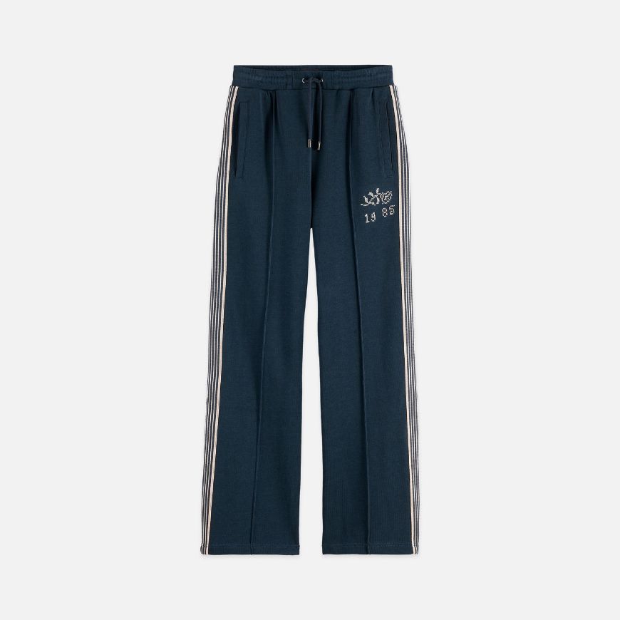 Picture of SCOTCH&SODA WOMEN'S INTERLOCK SWEATPANTS IN CARBON