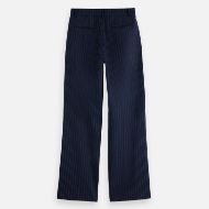 Picture of SCOTCH&SODA WOMEN'S CORE EDIE PANT IN NIGHT BLUE PINSTRIPE 2