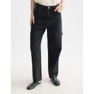 Picture of SCOTCH&SODA WOMEN'S RAINE HIGH RISE WIDE LEG - BLACK SUN 4