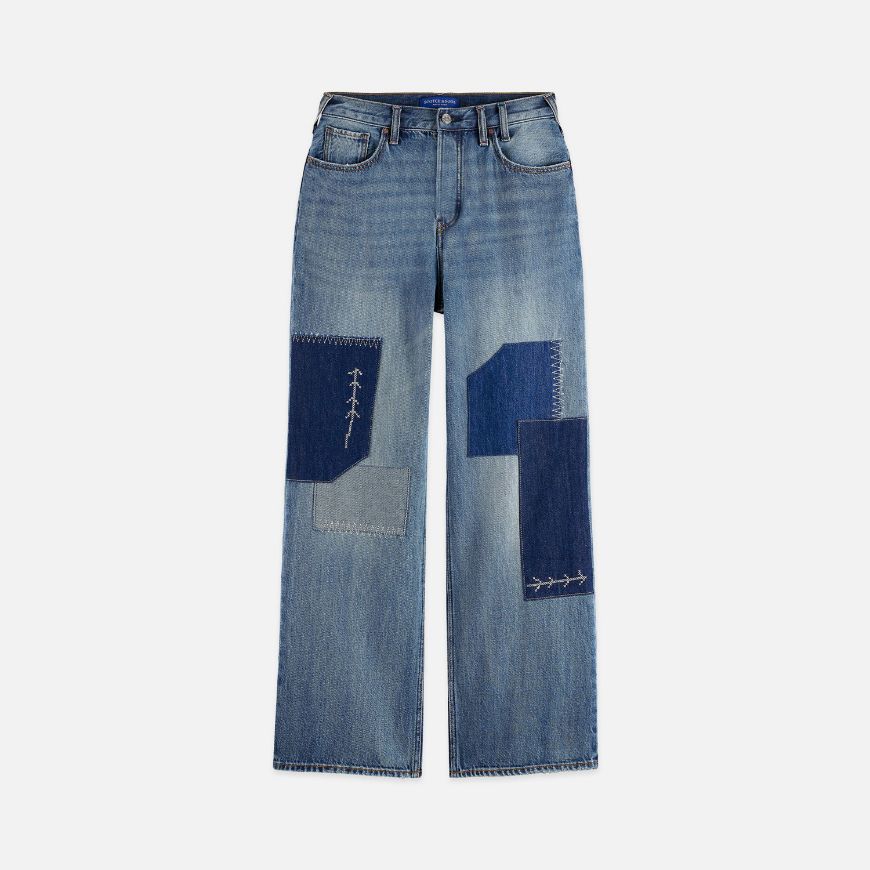 Picture of SCOTCH&SODA WOMEN'S THE DEEP LOW RISE LOOSE FIT JEANS IN THE COSMICO