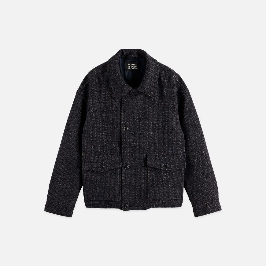 Снимка на SCOTCH&SODA МЪЖКО ТЕКСТУРИРАНО ВЪЛНЕНО ЯКЕ В МЕТЕОРИТ