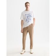Picture of SCOTCH&SODA MEN'S WASHED GRAPHIC REGULAR-FIT T-SHIRT IN WHITE/PASTEL 7