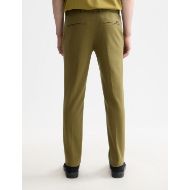 Picture of SCOTCH&SODA MEN'S SEASONAL CORE MOTT TAILORED COTTON BLEND JERSEY CHINO IN DARK GREEN 5