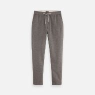 Picture of SCOTCH&SODA MEN'S SEASONAL CORE WARREN COTTON LINEN JOGGER IN DARK BROWN 1