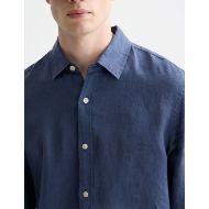 Picture of SCOTCH&SODA MEN'S SEASONAL CORE LINEN REGULAR-FIT SHIRT IN NAVY 7