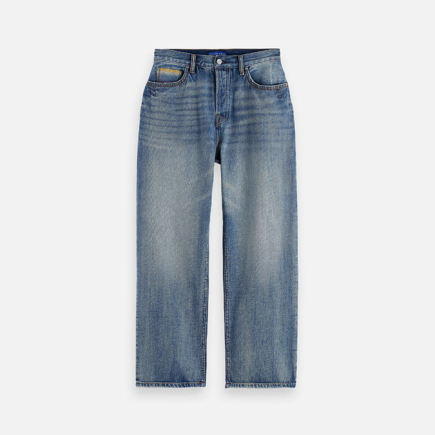 Picture of SCOTCH&SODA MEN'S THE PITCH LOOSE JEANS IN NAVY