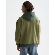 Picture of SCOTCH&SODA MEN'S THE 40TH ANNIVERSARY EMBROIDERED RELAXED-FIT HOODIE IN DARK GREEN 5