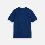 Picture of SCOTCH&SODA MEN'S THE 40TH ANNIVERSARY HEROES RELAXED-FIT INDIGO T-SHIRT IN NAVY 2