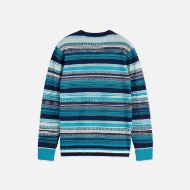 Picture of SCOTCH&SODA MEN'S STRIPED REGULAR-FIT PULLOVER IN BLUE 2