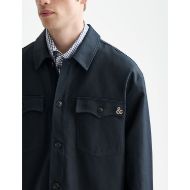 Снимка на SCOTCH&SODA МЪЖКИ COTTON-BLEND TWILL RELAXED-FIT OVERSHIRT В NAVY 6