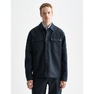 Снимка на SCOTCH&SODA МЪЖКИ COTTON-BLEND TWILL RELAXED-FIT OVERSHIRT В NAVY 4