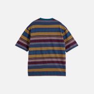 Picture of SCOTCH&SODA MEN'S JACQUARD-KNITTED LOOSE-FIT T-SHIRT IN MULTICOLOR 2