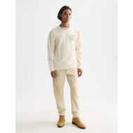 Picture of SCOTCH&SODA MEN'S FRONT AND BACK ARTWORK REGULAR-FIT SWEATSHIRT IN LIGHT BEIGE 7