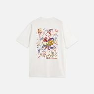 Picture of SCOTCH&SODA MEN'S FRONT AND BACK ARTWORK RELAXED-FIT T-SHIRT IN WHITE/PASTEL 2