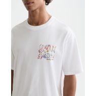 Picture of SCOTCH&SODA MEN'S FRONT AND BACK ARTWORK RELAXED-FIT T-SHIRT IN WHITE/PASTEL 6