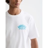 Picture of SCOTCH&SODA MEN'S FRONT AND BACK ARTWORK REGULAR-FIT T-SHIRT IN WHITE/PASTEL 6