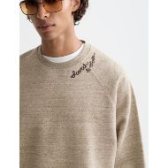Picture of SCOTCH&SODA MEN'S SPACE YARN EMBROIDERED LOOSE-FIT SWEATSHIRT IN BEIGE 6