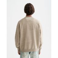 Picture of SCOTCH&SODA MEN'S SPACE YARN EMBROIDERED LOOSE-FIT SWEATSHIRT IN BEIGE 5