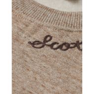 Picture of SCOTCH&SODA MEN'S SPACE YARN EMBROIDERED LOOSE-FIT SWEATSHIRT IN BEIGE 3