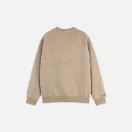 Picture of SCOTCH&SODA MEN'S SPACE YARN EMBROIDERED LOOSE-FIT SWEATSHIRT IN BEIGE 2