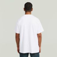 Picture of G-STAR MEN'S SMALL LOGO T-SHIRT IN WHITE 2
