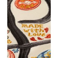 Picture of SCOTCH&SODA MEN'S THE 40TH ANNIVERSARY RELAXED-FIT EMBROIDERY T-SHIRT IN LIGHT BEIGE 3