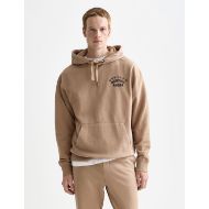Picture of SCOTCH&SODA MEN'S FRONT AND BACK ARTWORK RELAXED-FIT ARTWORK IN LIGHT PASTEL BROWN 4