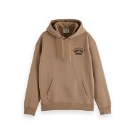 Picture of SCOTCH&SODA MEN'S FRONT AND BACK ARTWORK RELAXED-FIT ARTWORK IN LIGHT PASTEL BROWN 1