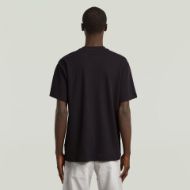 Picture of G-STAR MEN'S SMALL LOGO T-SHIRT IN DK BLACK 2