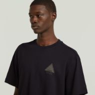 Picture of G-STAR MEN'S SMALL LOGO T-SHIRT IN DK BLACK 3