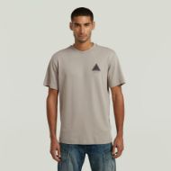 Picture of G-STAR MEN'S SMALL LOGO T-SHIRT IN ELEPHANT SKIN 1