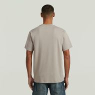 Picture of G-STAR MEN'S SMALL LOGO T-SHIRT IN ELEPHANT SKIN 2