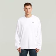 Picture of G-STAR MEN'S HEAVY JERSEY OVERSIZED T-SHIRT IN WHITE 1