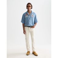 Picture of SCOTCH&SODA MEN'S THE 40TH ANNIVERSARY RELAXED-FIT SHORT SLEEVE SHIRT IN BLUE 7