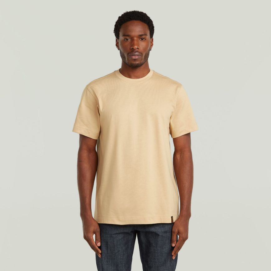Picture of G-STAR MEN'S GS-01 T-SHIRT IN CREAM