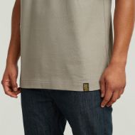 Picture of G-STAR MEN'S GS-01 T-SHIRT IN ELEPHANT SKIN 3