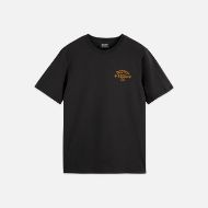 Picture of SCOTCH&SODA MEN'S CHEST ARTWORK REGULAR-FIT T-SHIRT IN BLACK 1