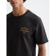 Picture of SCOTCH&SODA MEN'S CHEST ARTWORK REGULAR-FIT T-SHIRT IN BLACK 6