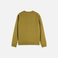 Picture of SCOTCH&SODA MEN'S CHEST LOGO REGULAR-FIT SWEATSHIRT IN GREEN 2