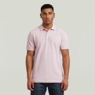Picture of G-STAR MEN'S DUNDA OVERDYED SLIM POLO IN BURNISHED LILAC GD 1