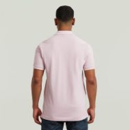 Picture of G-STAR MEN'S DUNDA OVERDYED SLIM POLO IN BURNISHED LILAC GD 2