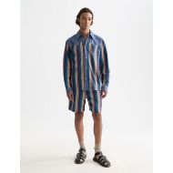 Picture of SCOTCH&SODA MEN'S MULTICOLOR STRIPE WESTERN SHIRT IN MULTICOLOR 7