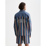 Picture of SCOTCH&SODA MEN'S MULTICOLOR STRIPE WESTERN SHIRT IN MULTICOLOR 5