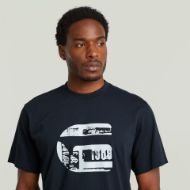 Picture of G-STAR MEN'S G ICON GR T-SHIRT IN SALUTE 4