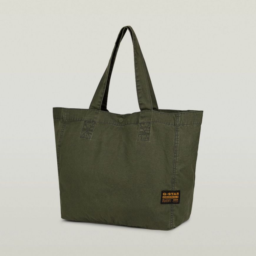 Picture of G-STAR MEN'S BIG TOTE BAG IN ASFALT/FOUR LEAF CLOVER CLOUD CAMO