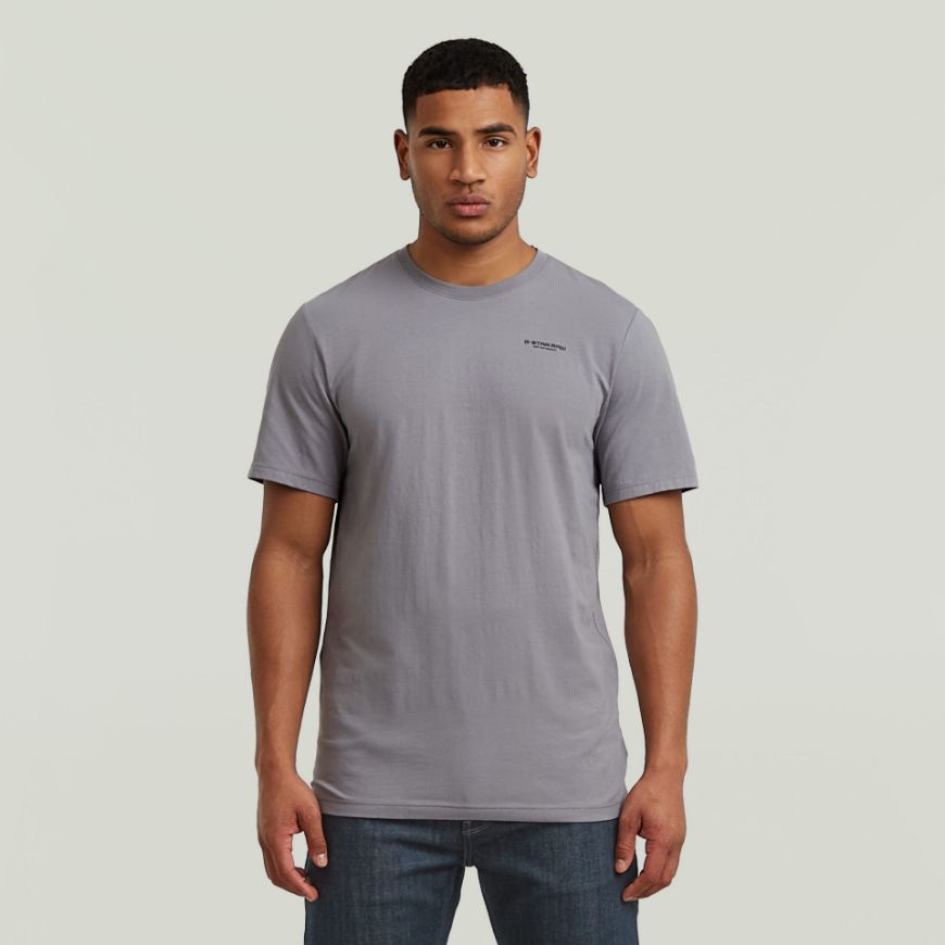 Picture of G-STAR MEN'S SLIM BASE T-SHIRT IN QUICKSILVER
