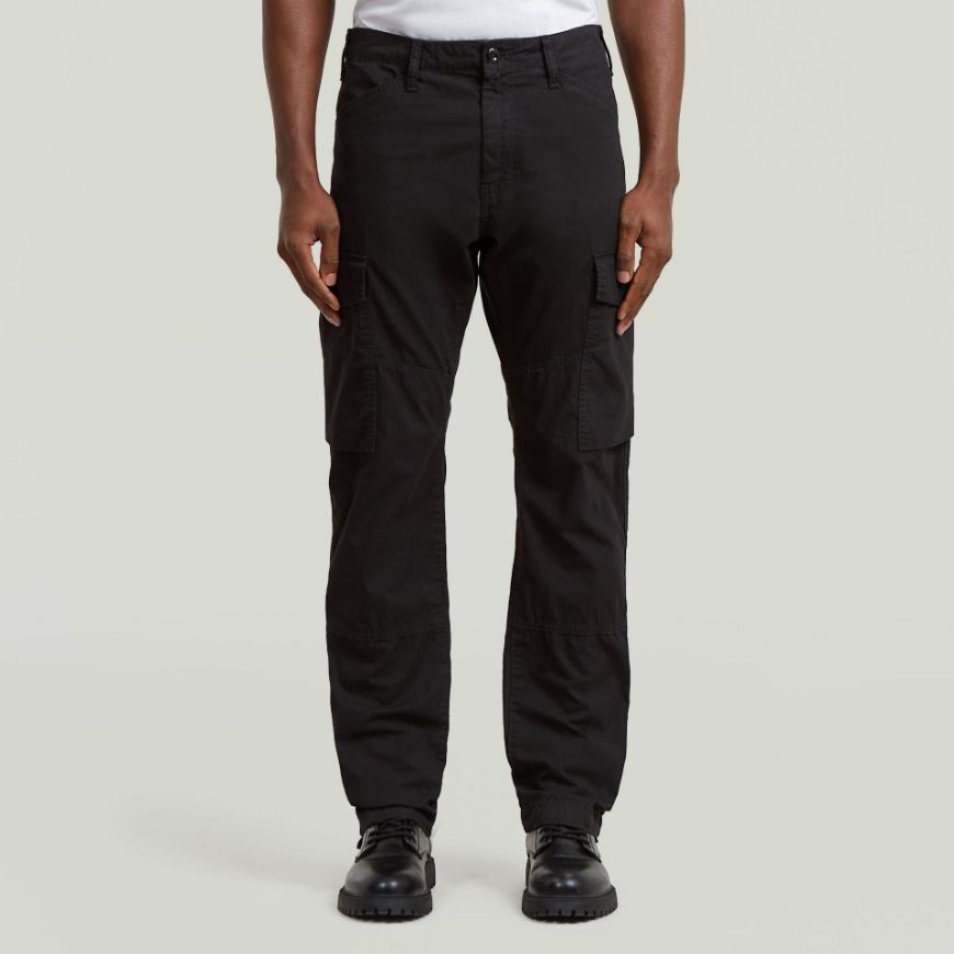 Picture of G-STAR MEN'S CLEAN REGULAR CARGO IN DK BLACK GD